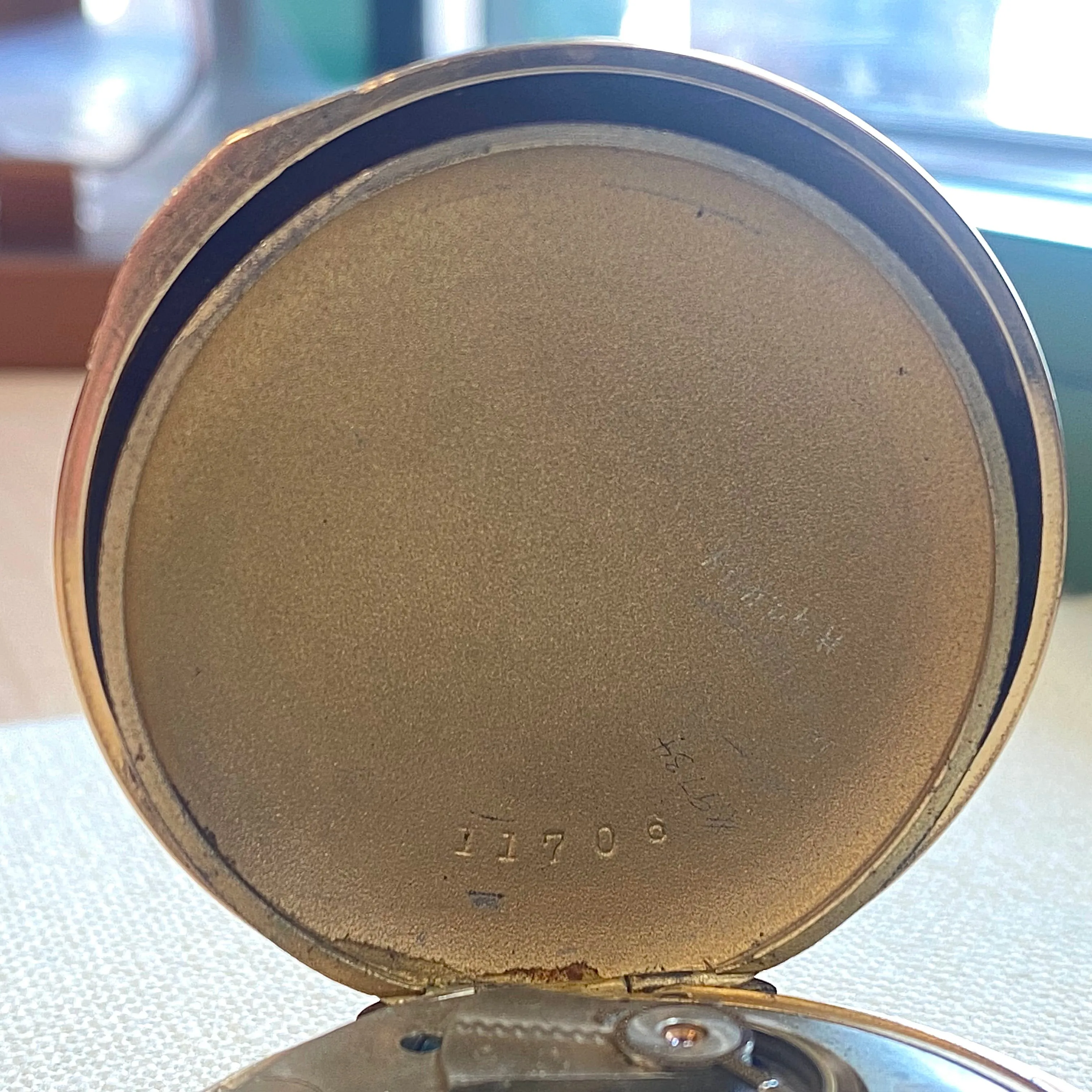 1888 ROCKFORD Pocket Watch 18s Grade 83 15 Jewels Hunter Case Yellow G.F.