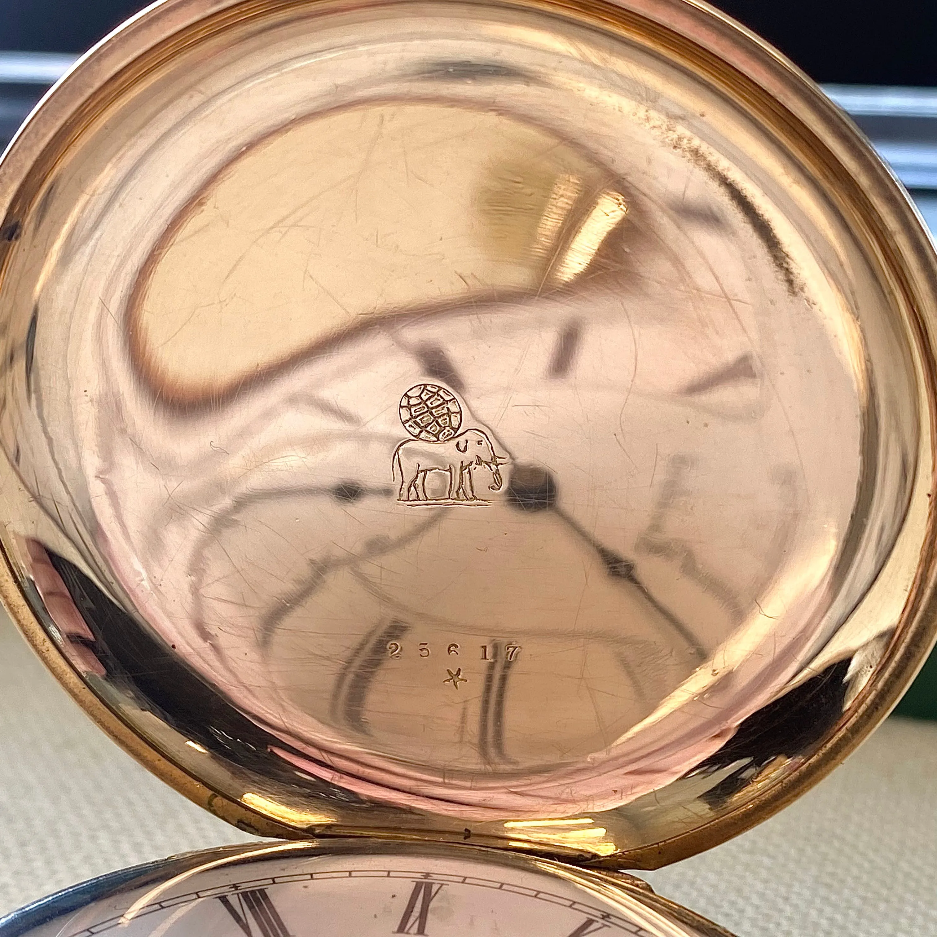 1888 ROCKFORD Pocket Watch 18s Grade 83 15 Jewels Hunter Case Yellow G.F.