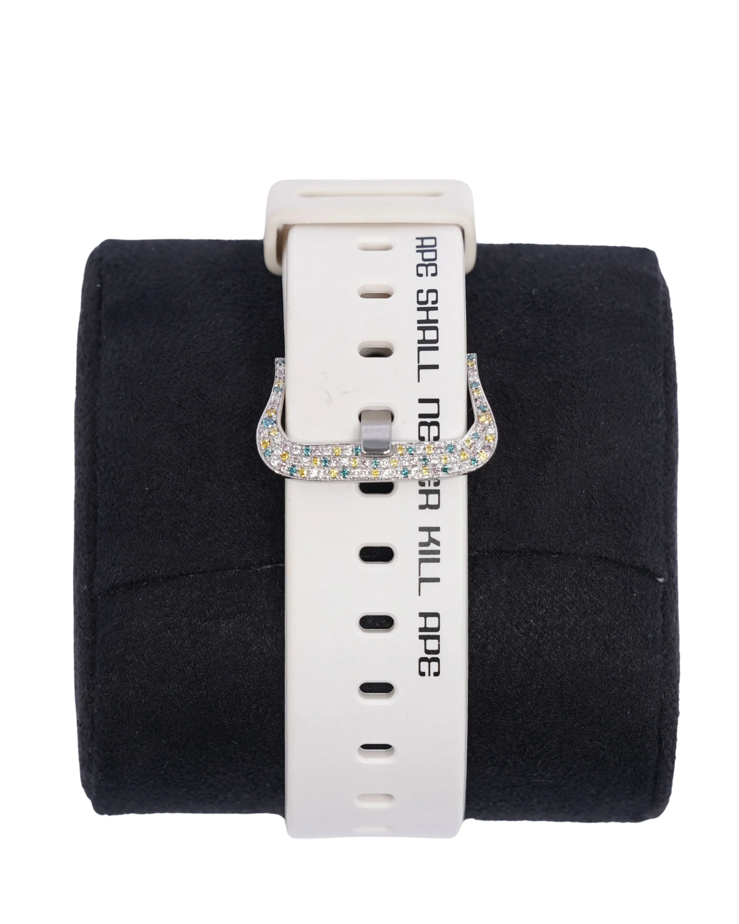 18k White Gold Casio G-Shock × Bape DW-6900