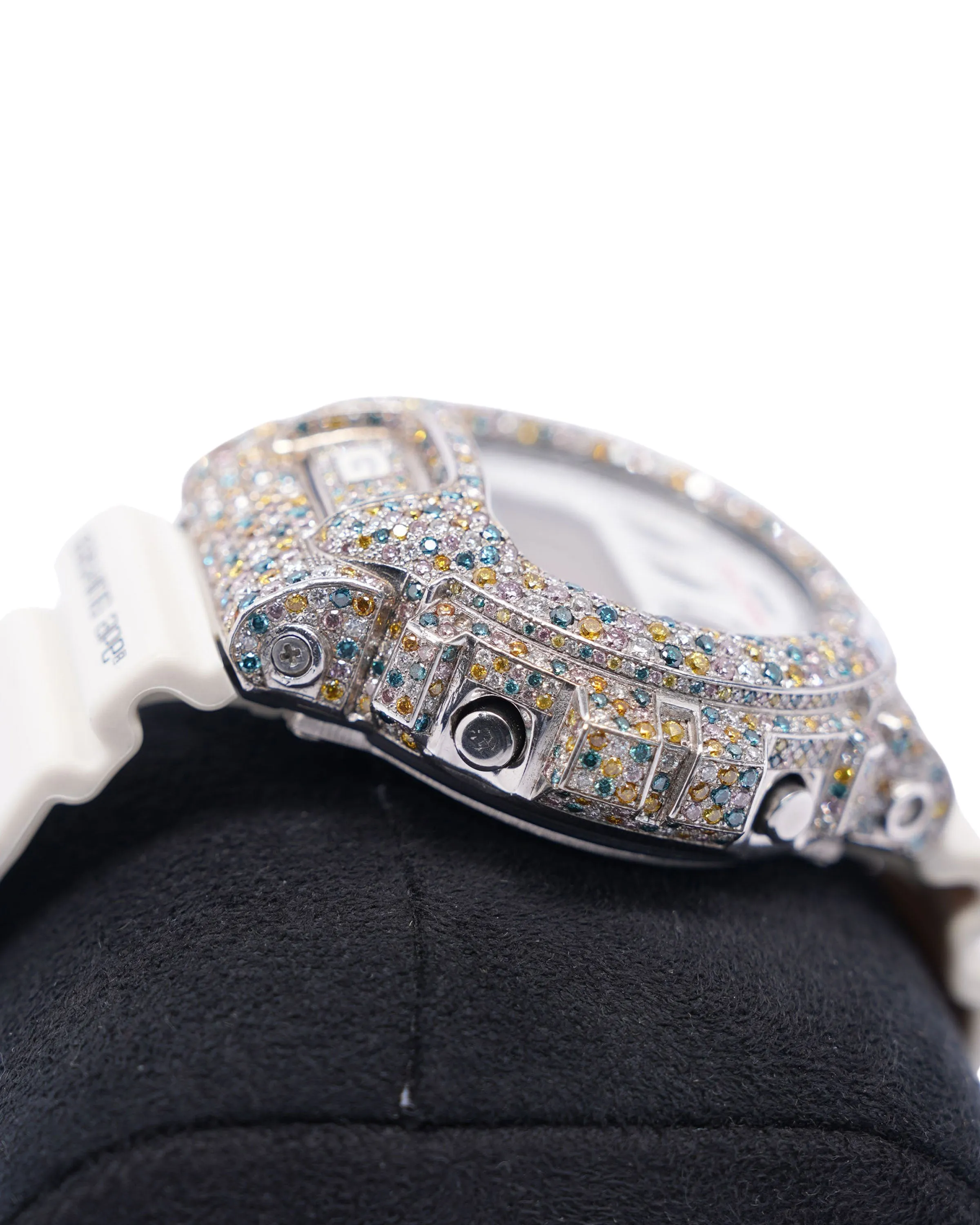 18k White Gold Casio G-Shock × Bape DW-6900
