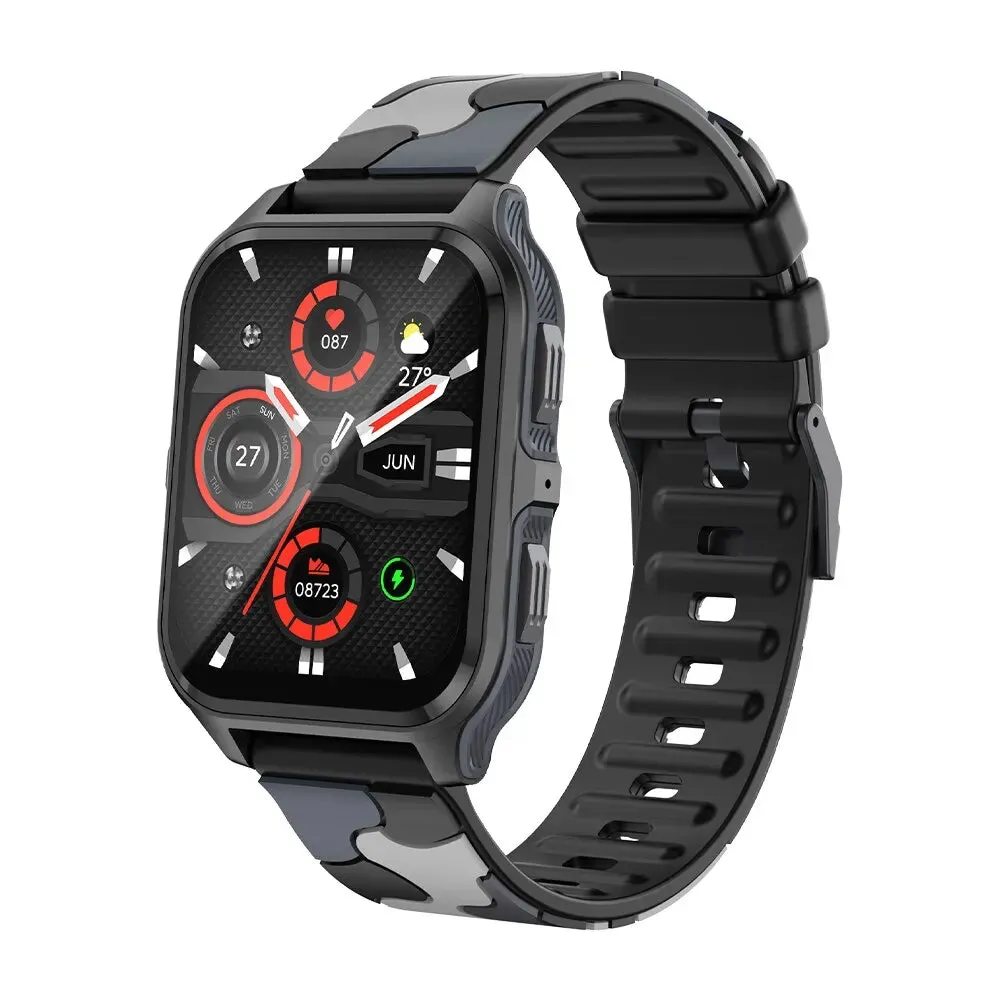 1.9 Inch Ip68 Waterproof Military Smartwatch For Android & Ios