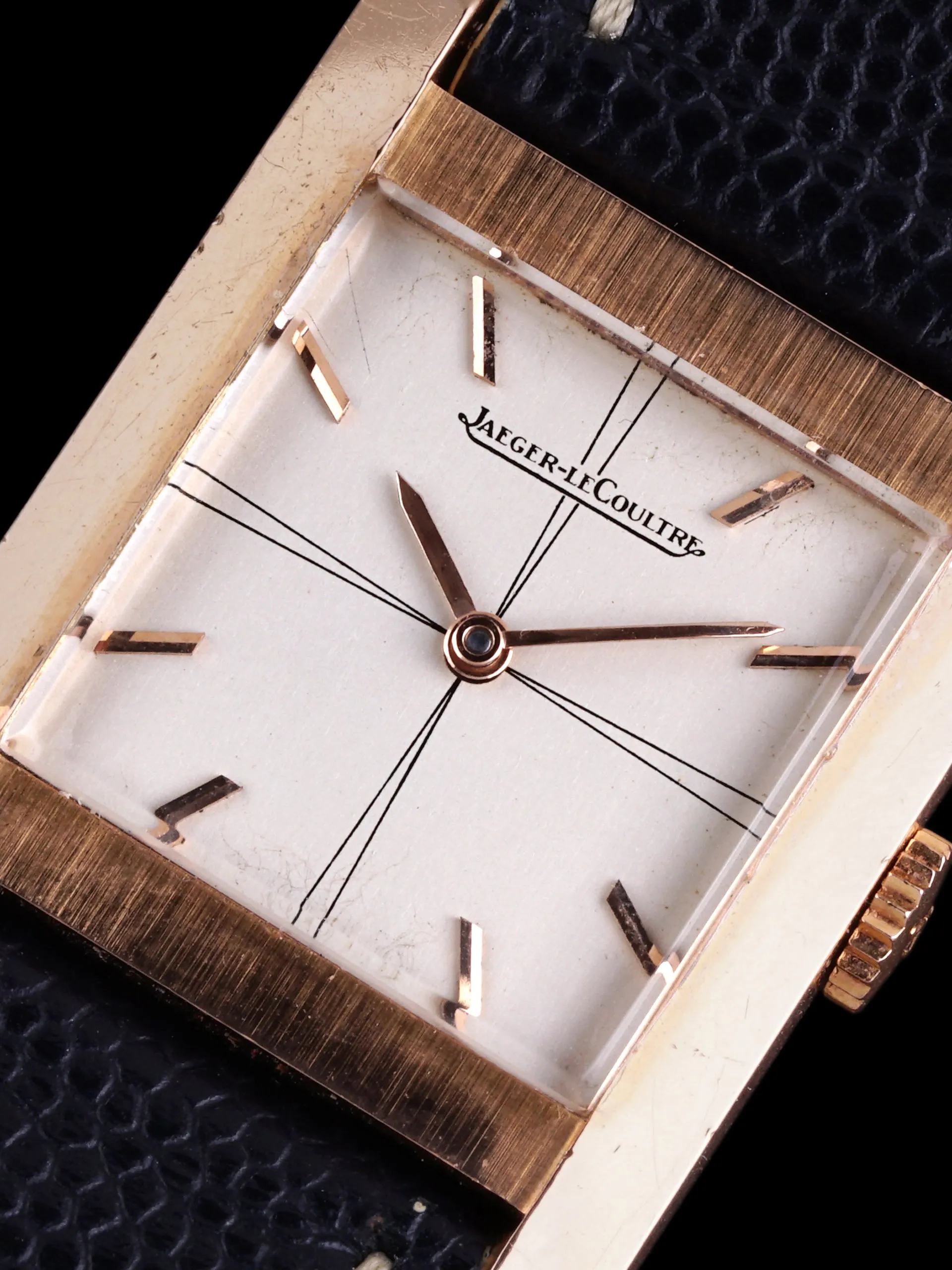 1950s Jaeger-LeCoultre 18K RG Cal. K480/0