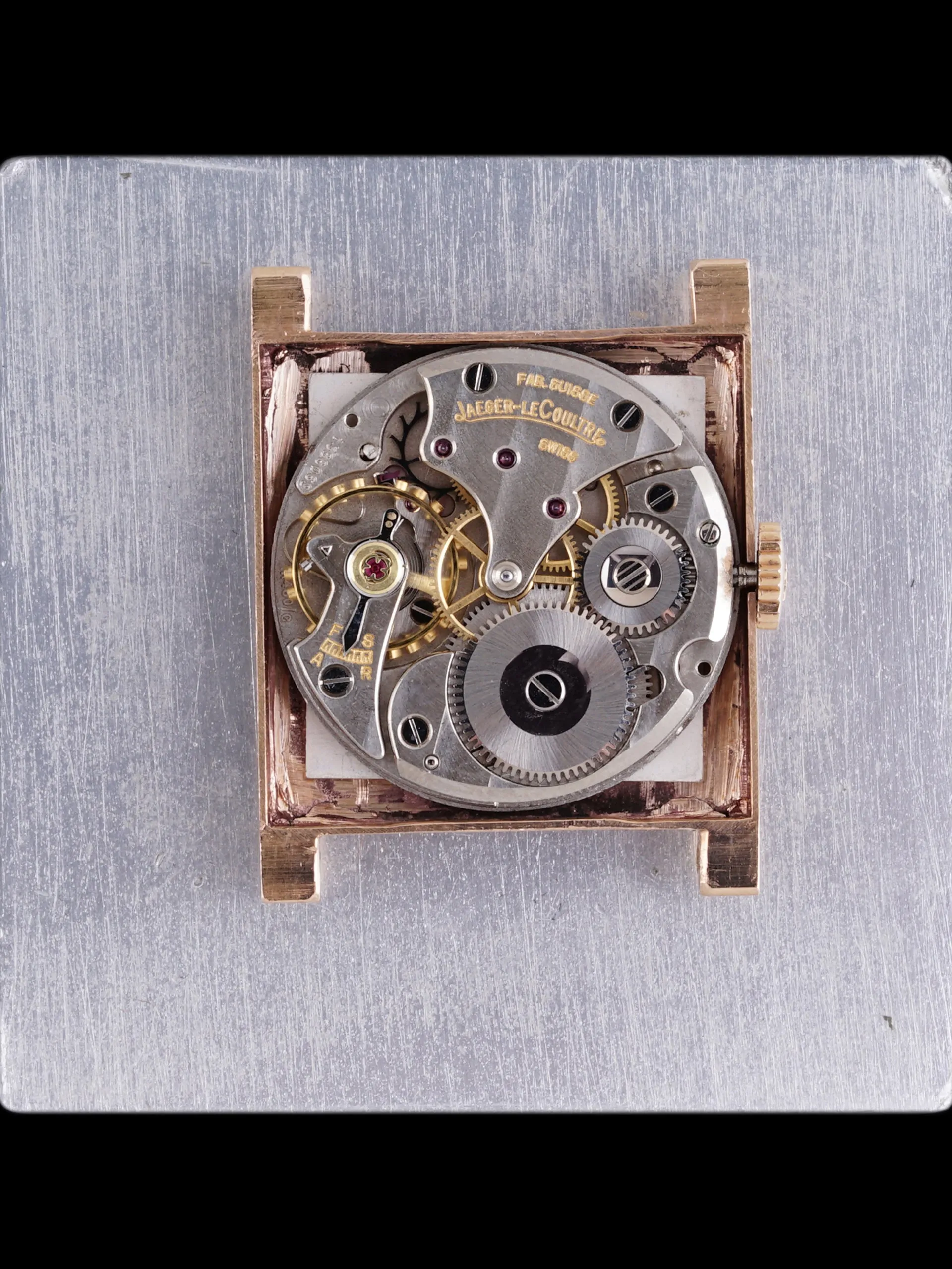 1950s Jaeger-LeCoultre 18K RG Cal. K480/0