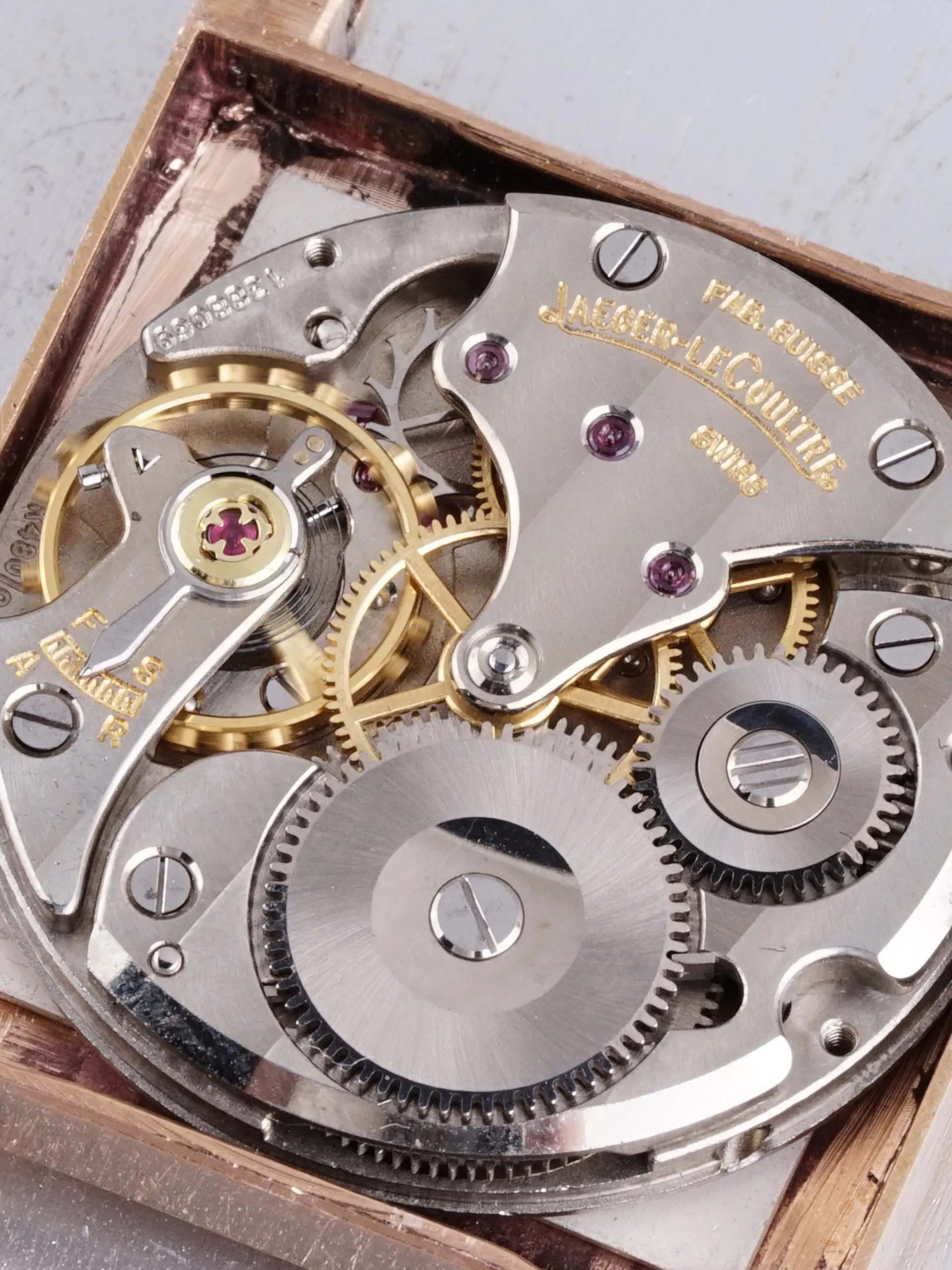 1950s Jaeger-LeCoultre 18K RG Cal. K480/0