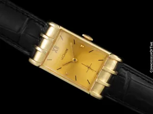 1951 Jaeger-LeCoultre Vintage Mens Watch, Rare Model, 14K Gold - The Mitchell