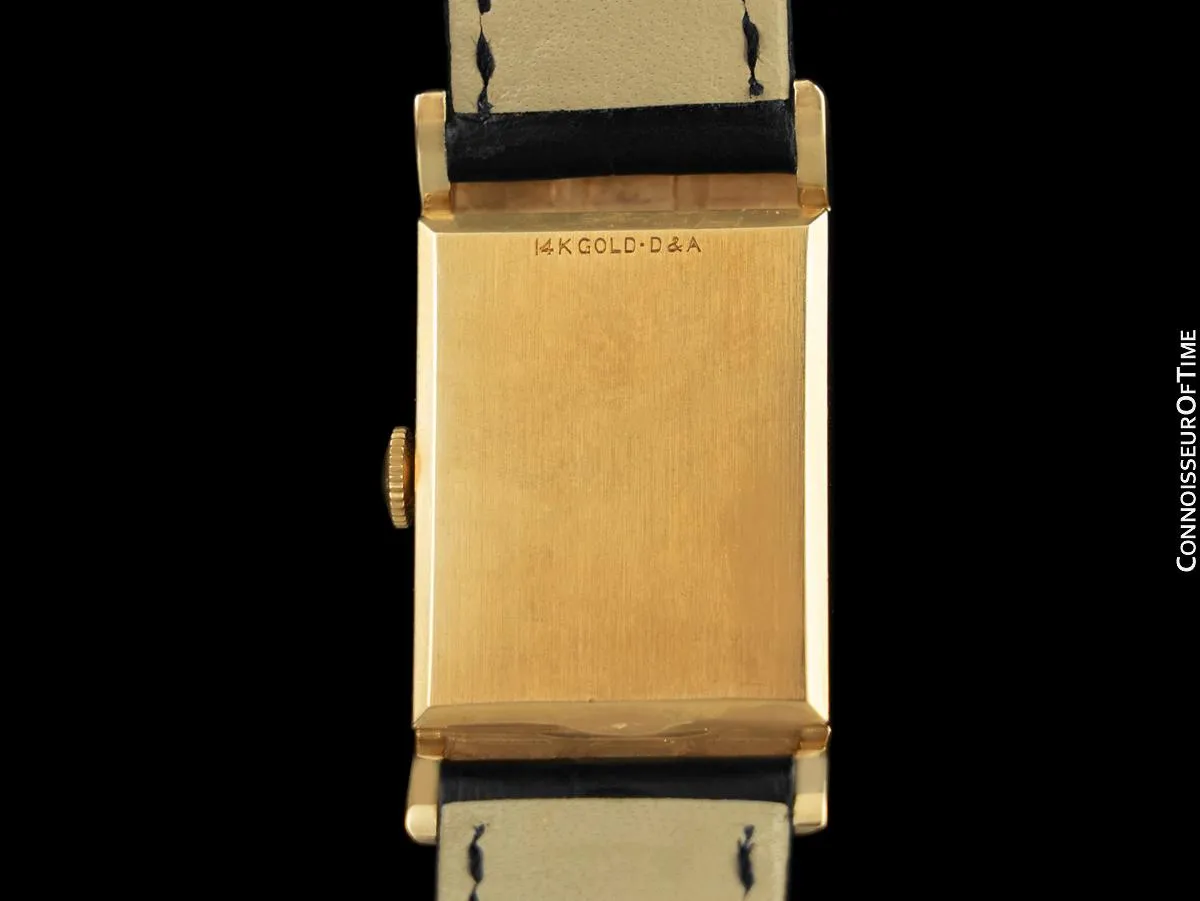 1951 Jaeger-LeCoultre Vintage Mens Watch, Rare Model, 14K Gold - The Mitchell