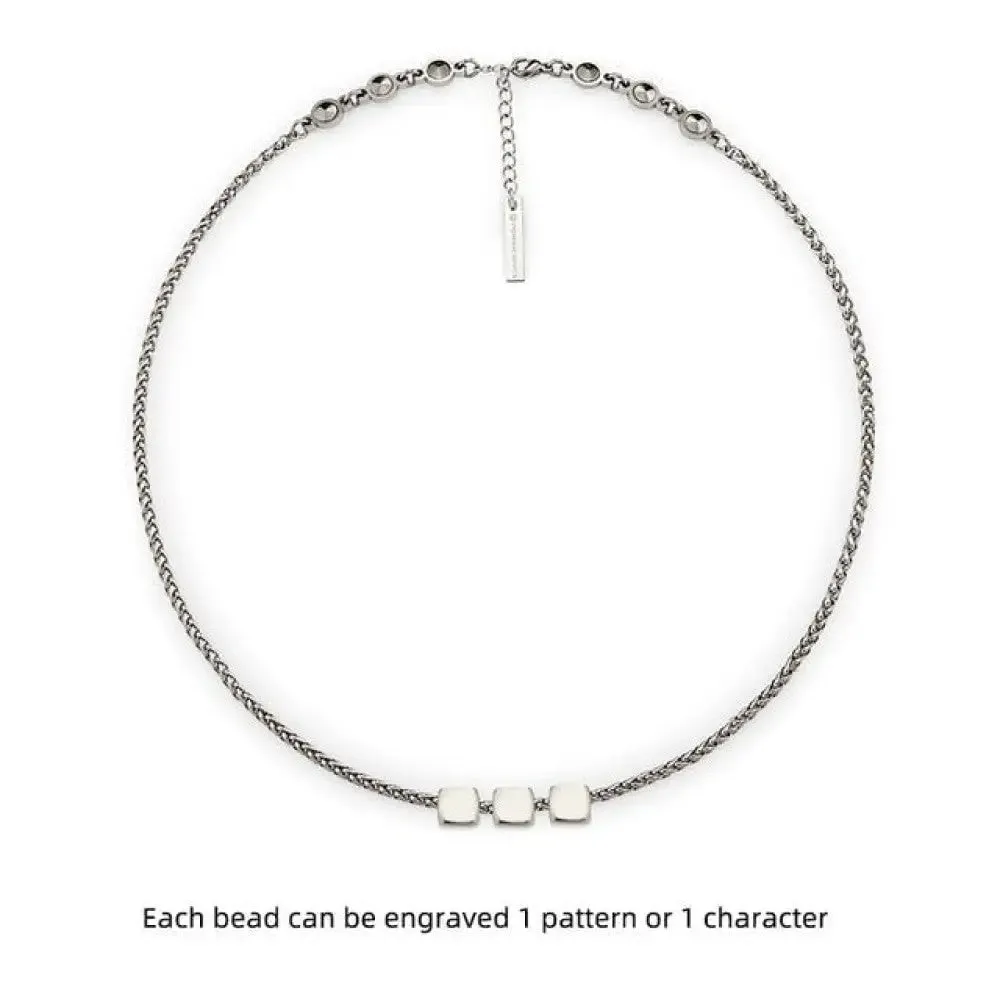 3mm Trendy Germanium Chain Necklace for Women