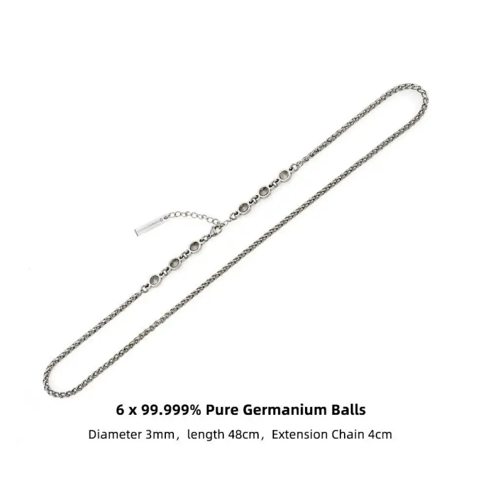 3mm Trendy Germanium Chain Necklace for Women