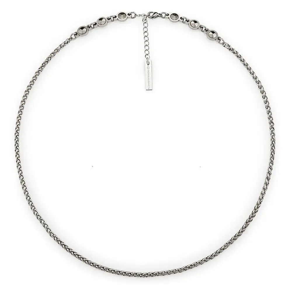 3mm Trendy Germanium Chain Necklace for Women