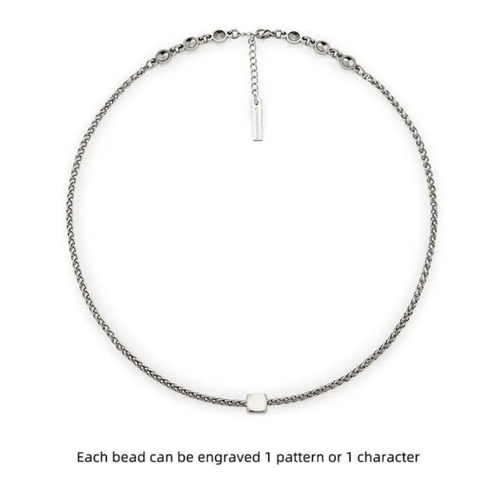 3mm Trendy Germanium Chain Necklace for Women