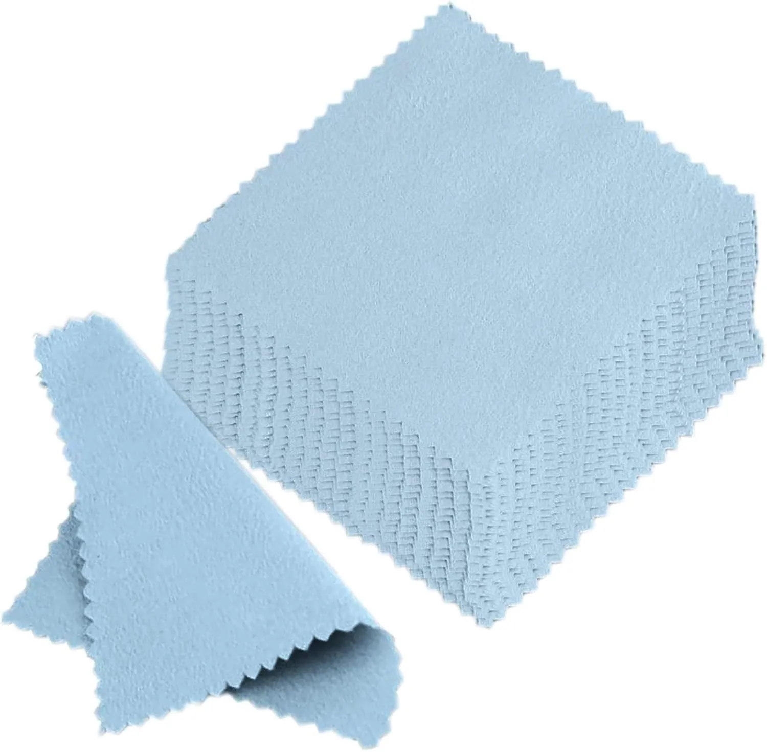 50pcs Jewelry Cleaning Cloth Polishing Cleaning Cloths for Sterling Silver Gold Platinum Platinum Jewelry, Watch Coins Non Toxic Tarnish Remover Keeps Jewelry Clean and Shiny, 3.2 x 3.2 inches