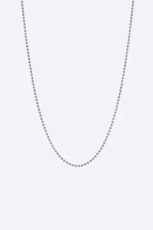ALEX MOSS | BEAD BALL CHAIN - WHITE