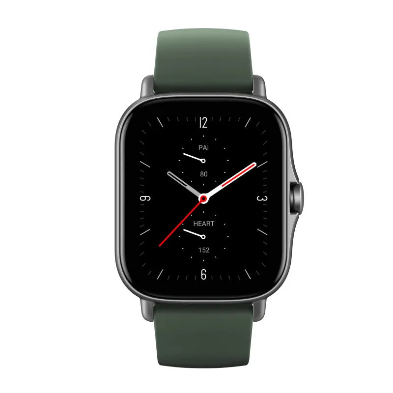 Amazfit GTS 2e Smart Watch, Alexa Built-in, Waterproof Health & Fitness Tracker with GPS - Moss Green