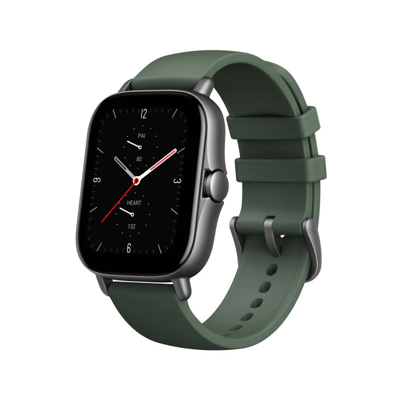Amazfit GTS 2e Smart Watch, Alexa Built-in, Waterproof Health & Fitness Tracker with GPS - Moss Green