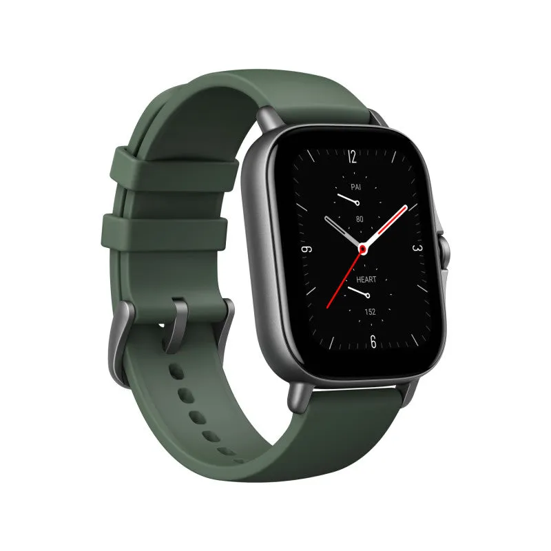 Amazfit GTS 2e Smart Watch, Alexa Built-in, Waterproof Health & Fitness Tracker with GPS - Moss Green