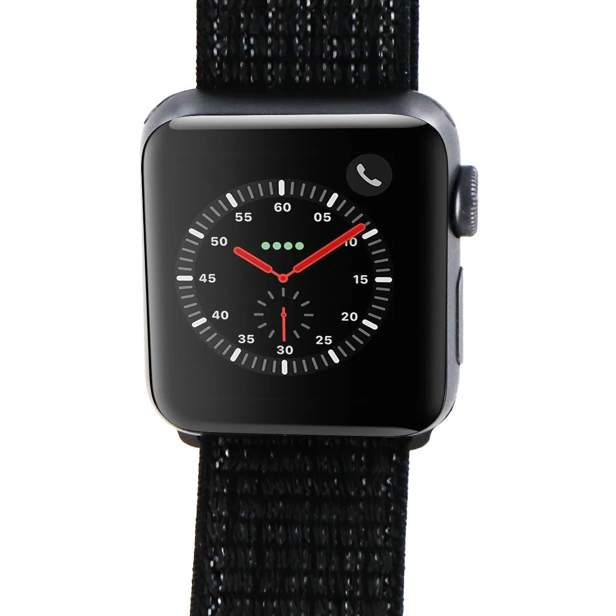 Apple Watch Nike  Series 3 (GPS   LTE) 38mm Space Gray Aluminum Case Black Loop