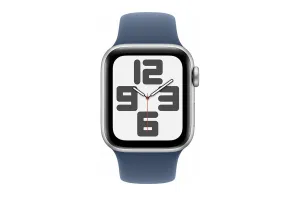 Apple Watch SE GPS | 40mm | Silver Aluminium Case with Denim Sport Band S/M