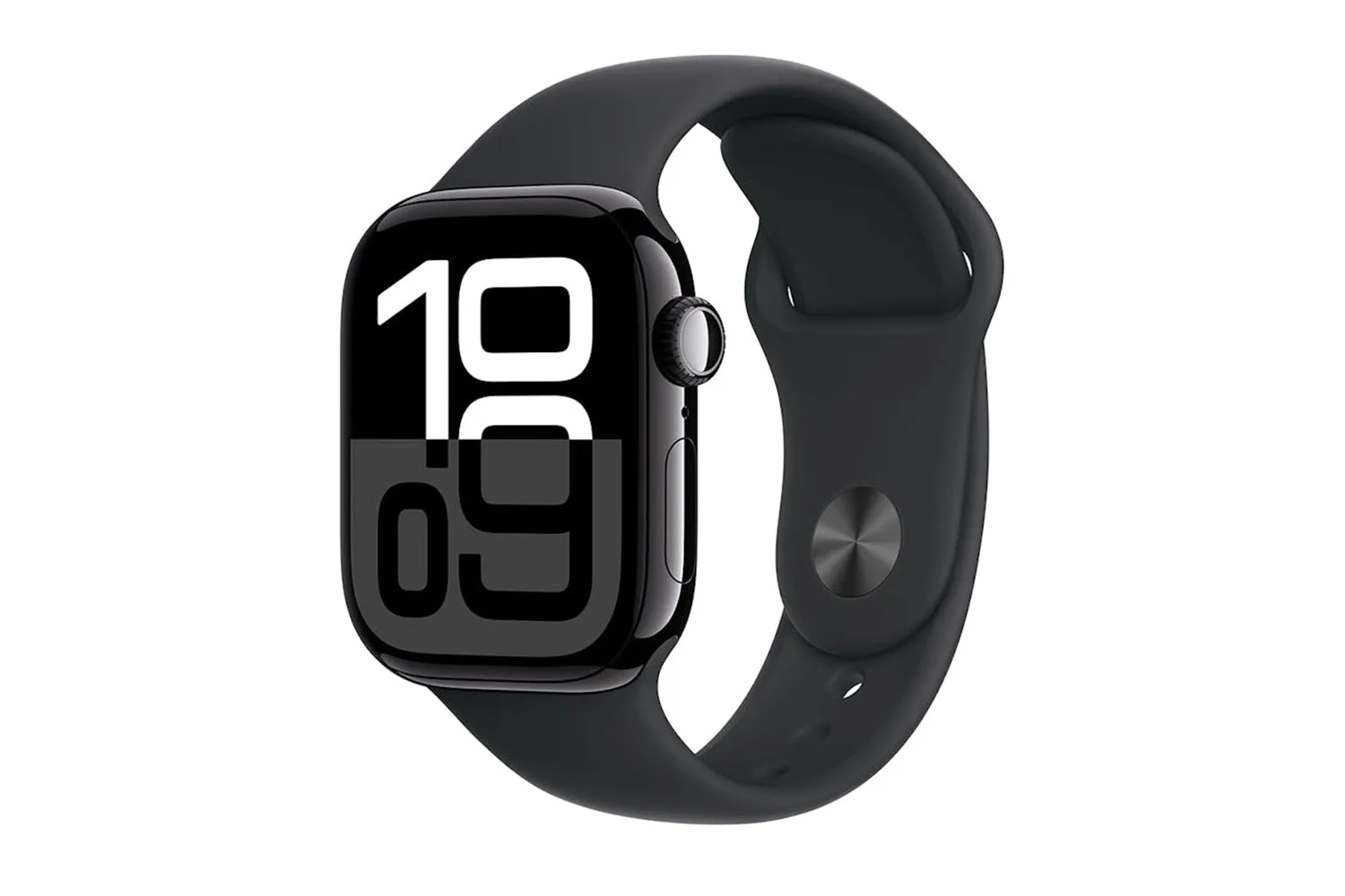 Apple Watch Series 10 GPS   Cellular | 42mm | Jet Black Aluminium Case with Black Sport Band M/L
