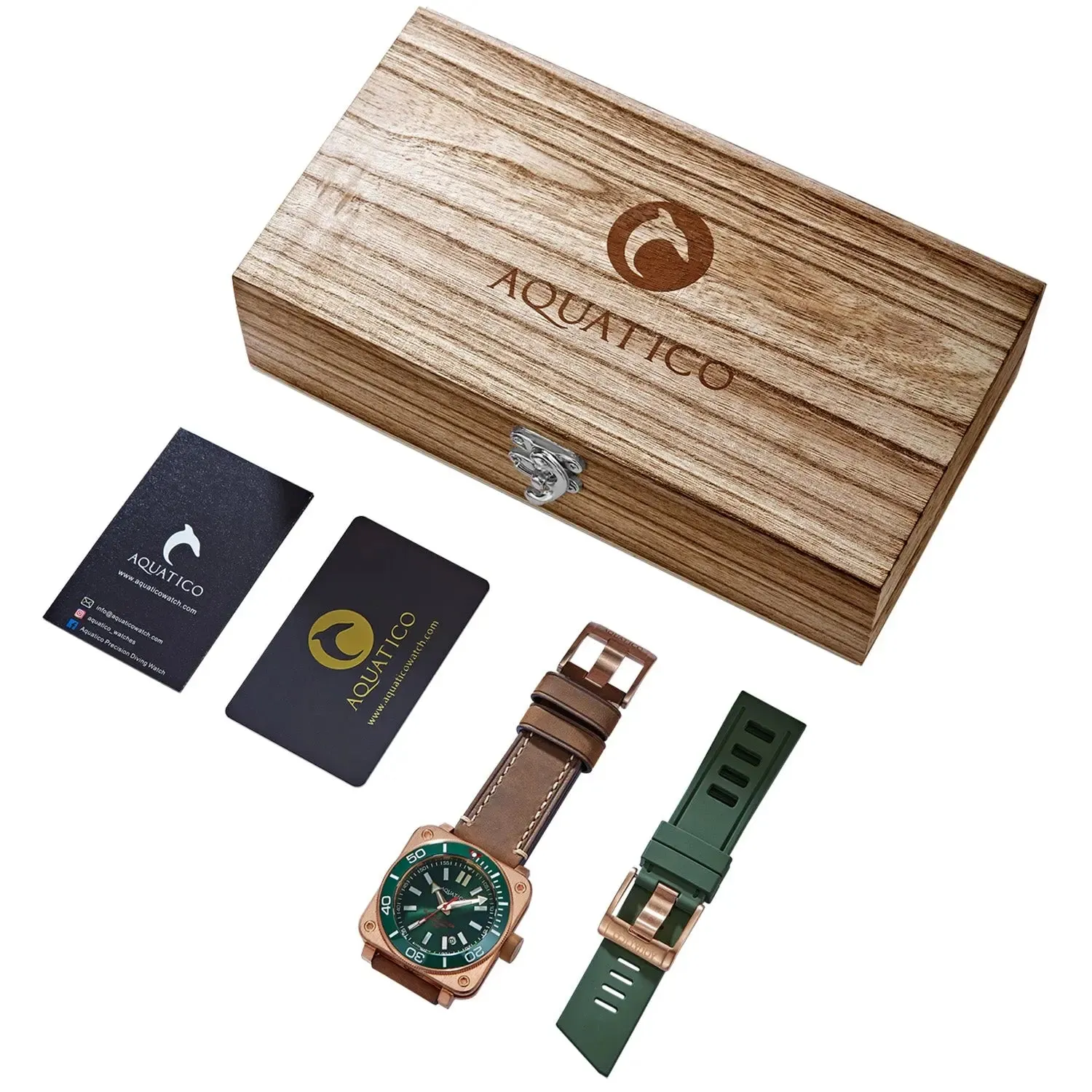 Aquatico Super Charger Bronze Green Dial (NH35)