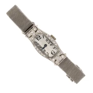 Art Deco Glycine Diamond Watch