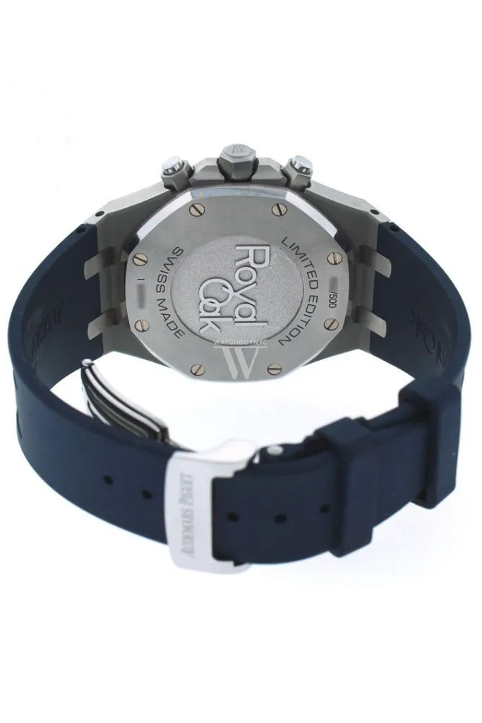 Audemars Piguet "Limited Edition" Royal Oak 41mm Silver Dial Rubber Chronograph Men's Watch 26326ST.OO.D027CA.01 Pre-Owend