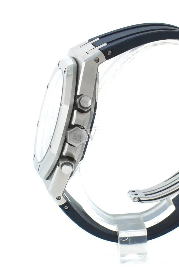 Audemars Piguet "Limited Edition" Royal Oak 41mm Silver Dial Rubber Chronograph Men's Watch 26326ST.OO.D027CA.01 Pre-Owend