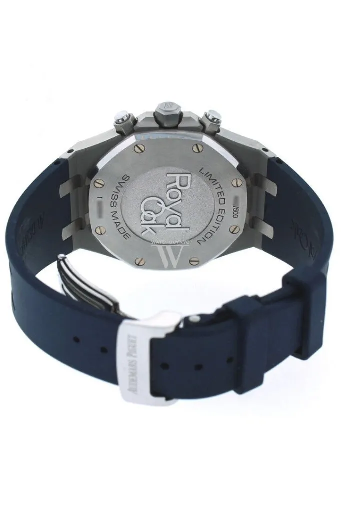 Audemars Piguet "Limited Edition" Royal Oak 41mm Silver Dial Rubber Chronograph Men's Watch 26326ST.OO.D027CA.01 Pre-Owend