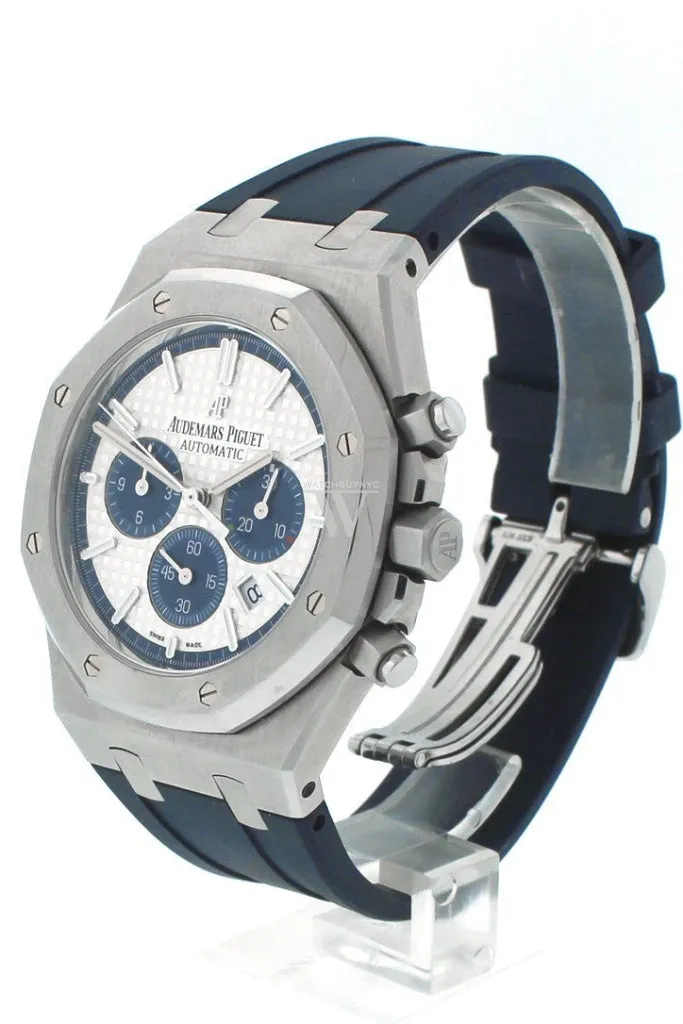 Audemars Piguet "Limited Edition" Royal Oak 41mm Silver Dial Rubber Chronograph Men's Watch 26326ST.OO.D027CA.01 Pre-Owend