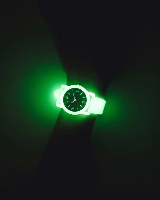 BREDA 'Play' Glow in the Dark Plastic Watch