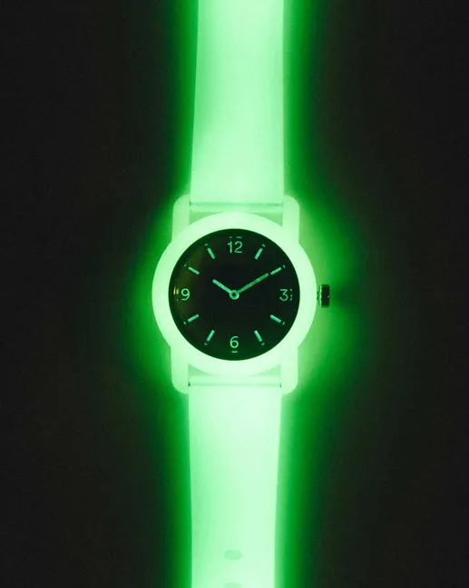 BREDA 'Play' Glow in the Dark Plastic Watch