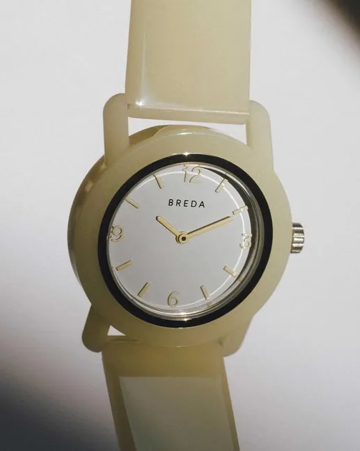 BREDA 'Play' Glow in the Dark Plastic Watch