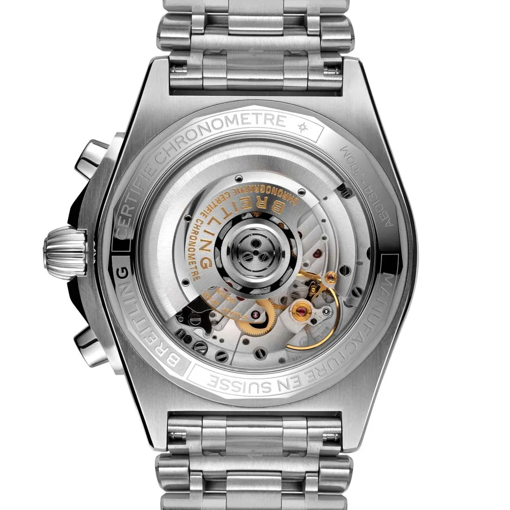 Breitling Chronomat B01 42mm Silver Dial Automatic Chronograph Gents Watch AB0134101G1A1