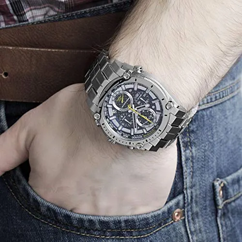 Bulova Men's 47mm Precisionist Stainless Steel Chronograph Watch