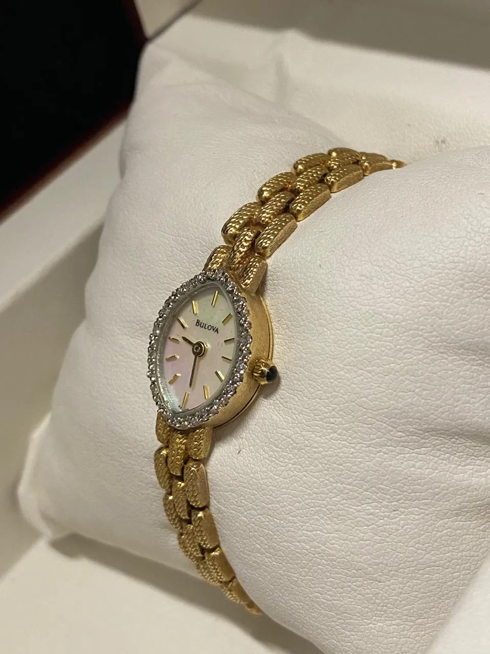 BULOVA Rare 14K Gold Ladies Elegant Wristwatch w/ 14 Diamonds- $13K APR w/ COA!