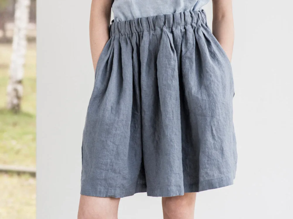 Chase Simple Linen Skirt