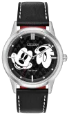 Citizen Eco-Drive Mickey Mouse Unisex Watch With Leather Strap