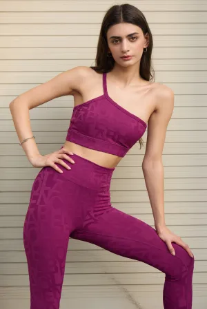 Classic Serein 3D Single Strap Shoulder Bra - Plum