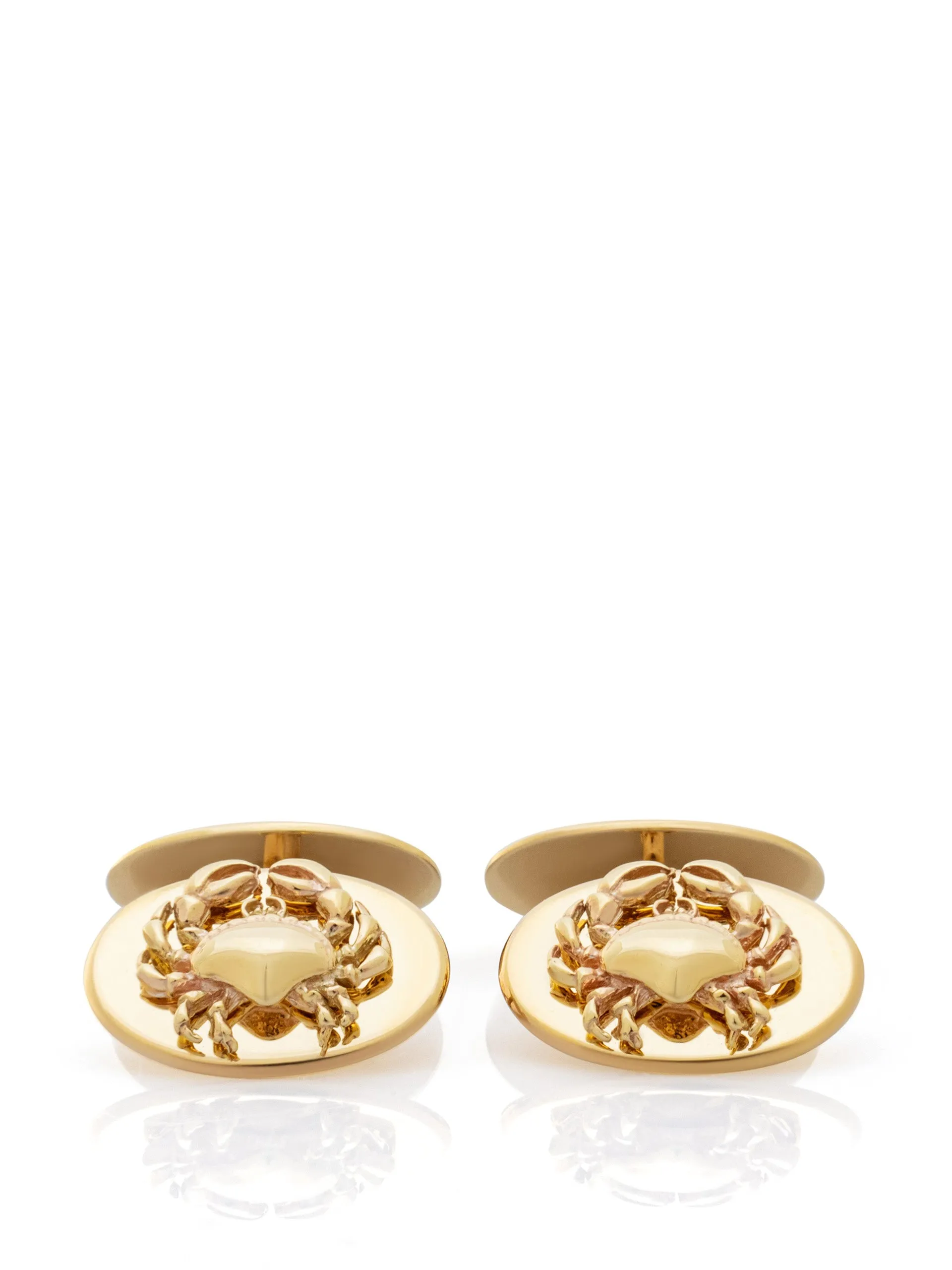 'Claude' the Crab Cufflinks Gold