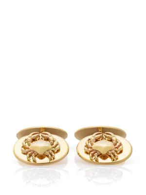 'Claude' the Crab Cufflinks Gold