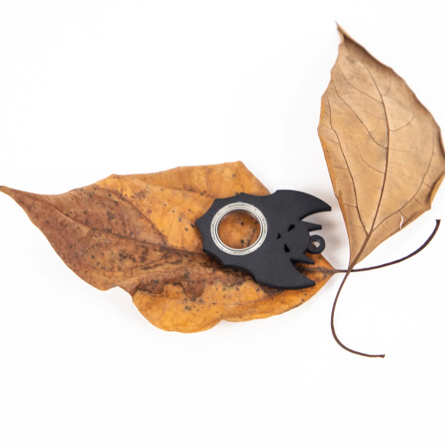 Creative Fidget Spinner Toy Bat Demon Ghost Keychain
