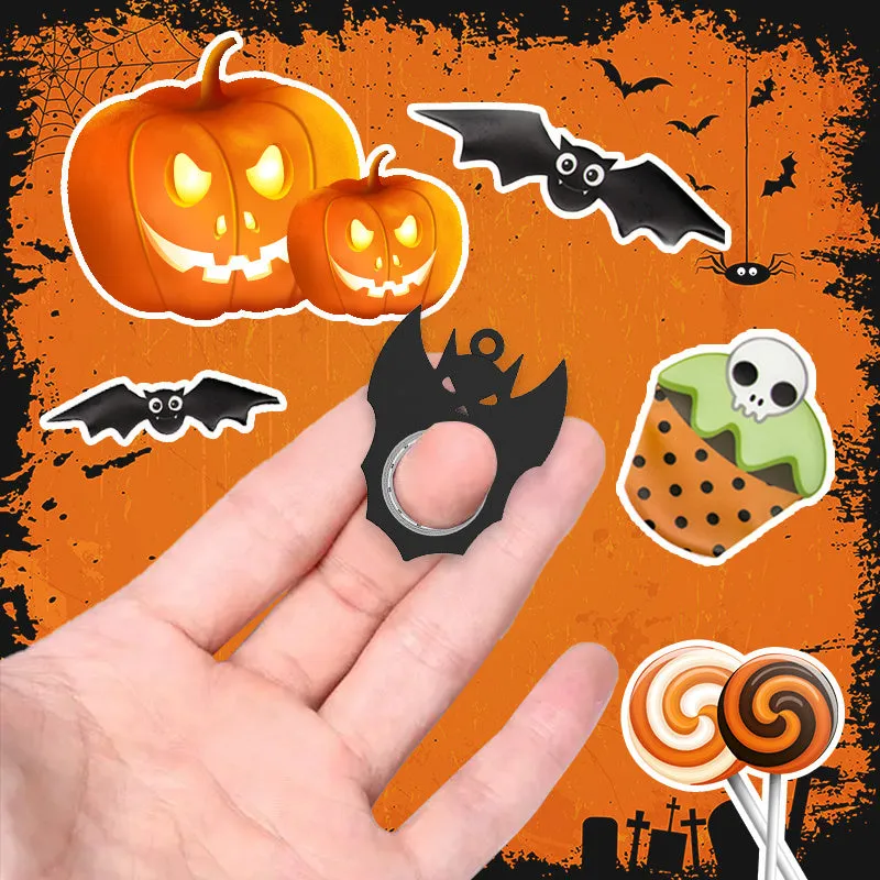 Creative Fidget Spinner Toy Bat Demon Ghost Keychain
