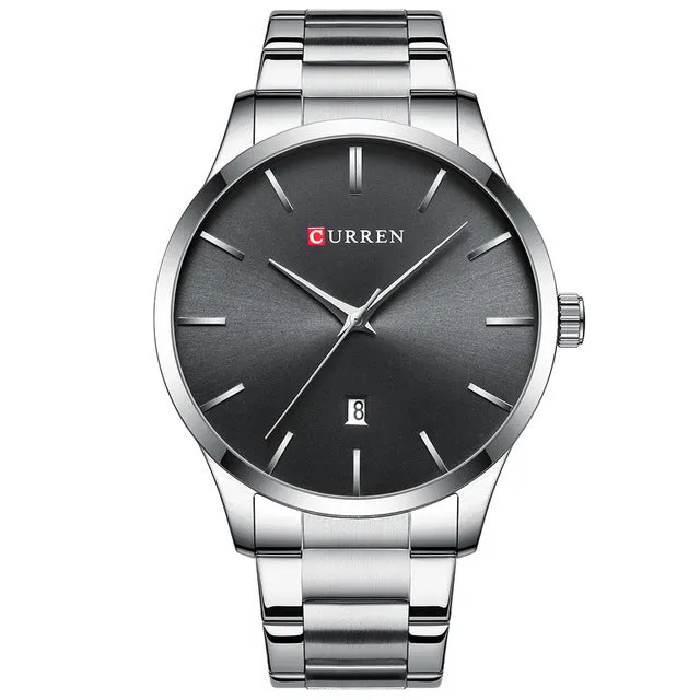 CURREN Stainless Steel Classic Men Business Quartz Wrist Watches