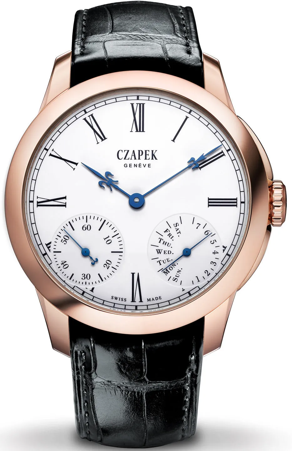 CZP Watch Quai des Bergues Guilloche Ricochet Gold No.33S Limited Edition