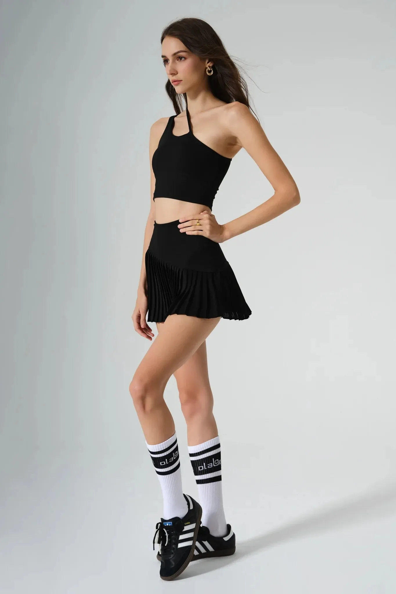 Dahlia Pleated Skirt - Black