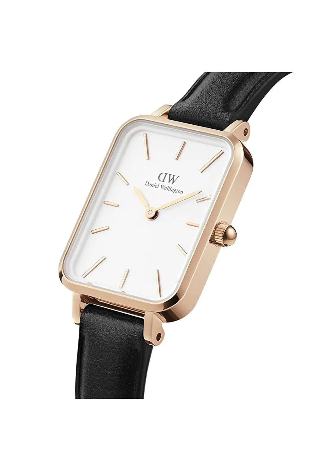 Daniel Wellington Quadro 20x26 mm White Rectangle Dial Women Watch - DW00100434