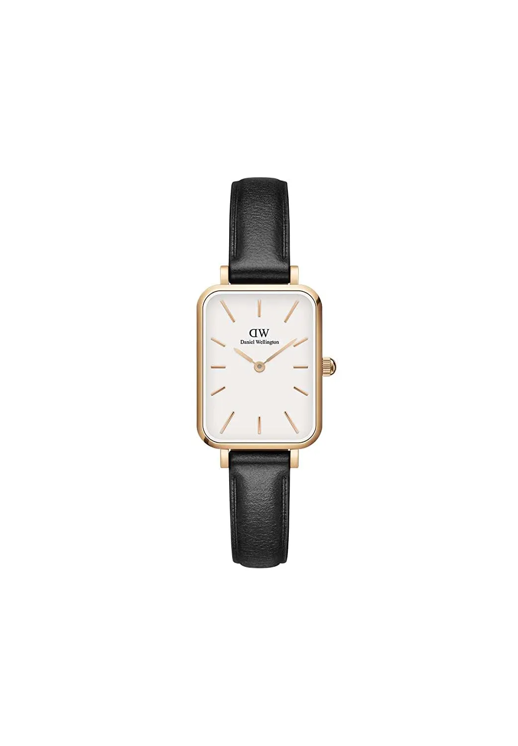 Daniel Wellington Quadro 20x26 mm White Rectangle Dial Women Watch - DW00100434