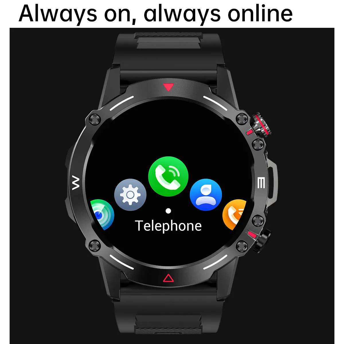 DaTeoy HK Rex Rugged SmartWatches ,1.43" Amoled HD Color Screen Life time 5-7 Days IP68 Waterproof Bluetooth Call Fitness Tracker Heart Rate Blood Oxygen Sleep Monitor