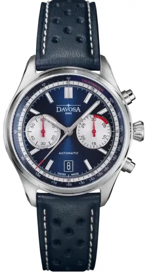 Davosa Newton Pilot Rally Chronograph Blue Limited Edition
