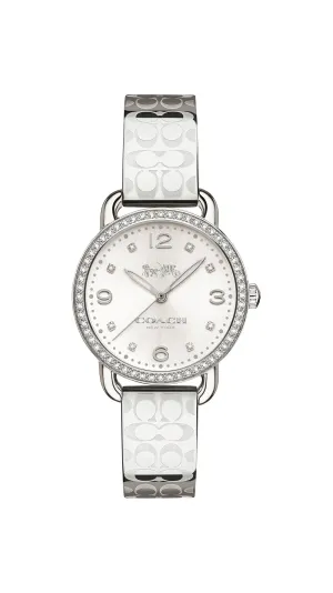 Delancey Stainless Steel Sunray Dial Etched Sprayed C'S Strap Watch