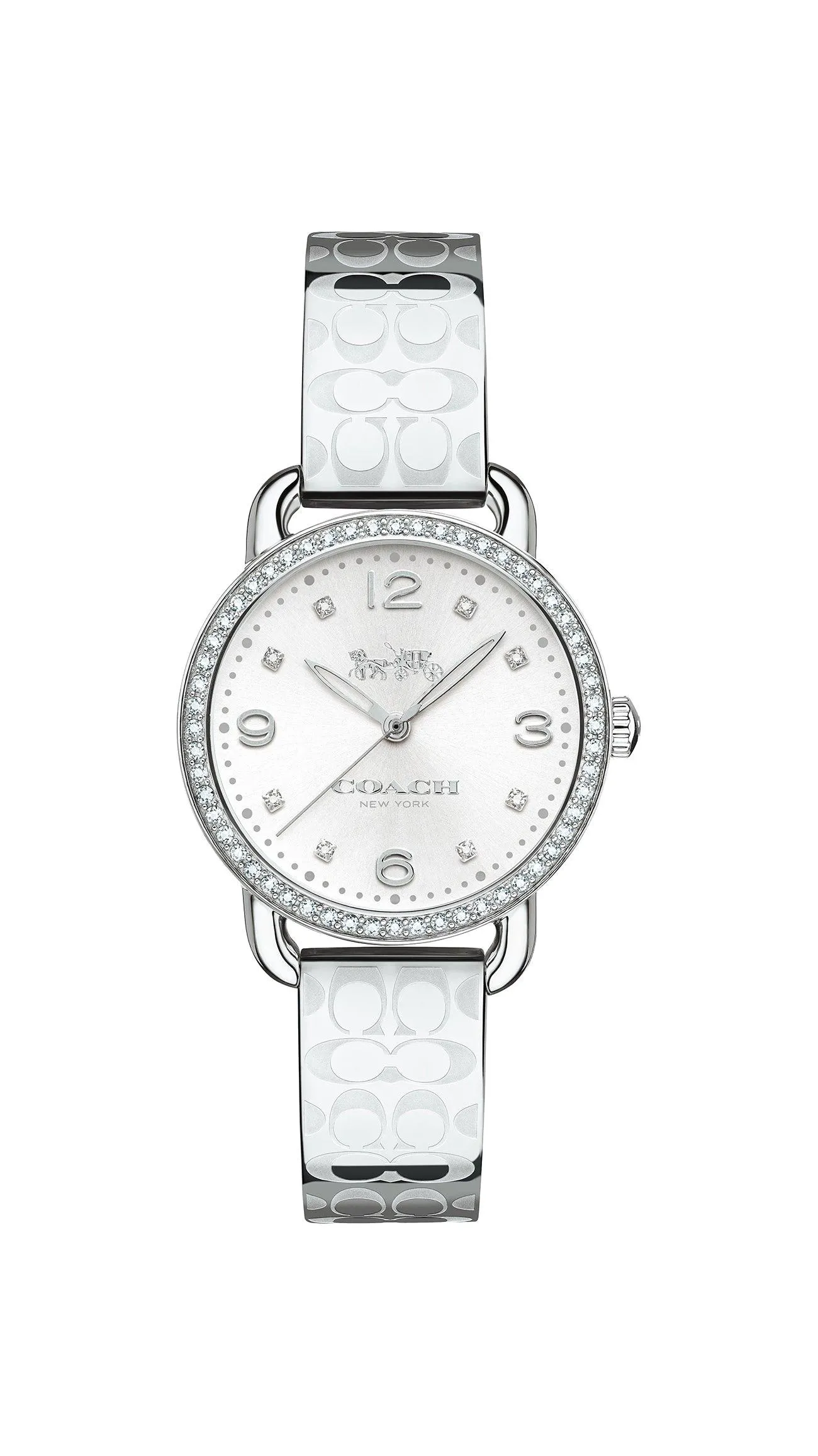 Delancey Stainless Steel Sunray Dial Etched Sprayed C'S Strap Watch
